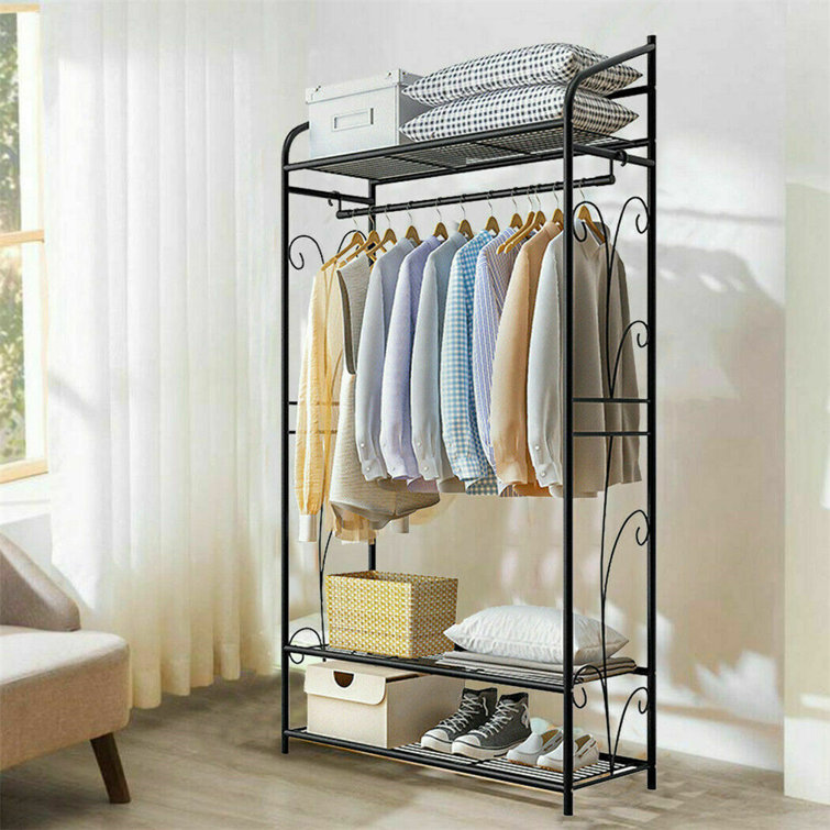 Symple Stuff Ediz 79Cm Clothes Rack & Reviews Wayfair.co.uk
